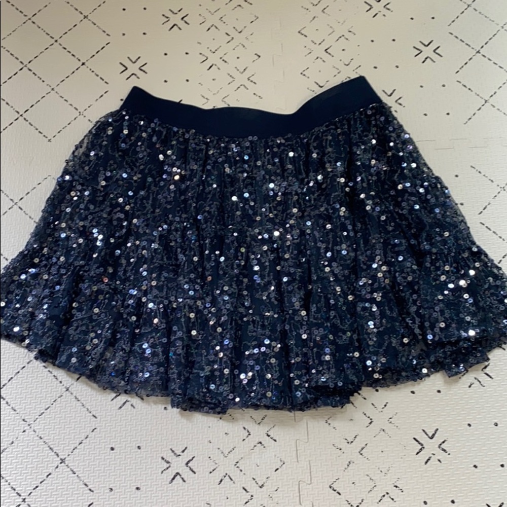 MINI SEQUINED SKIRT
